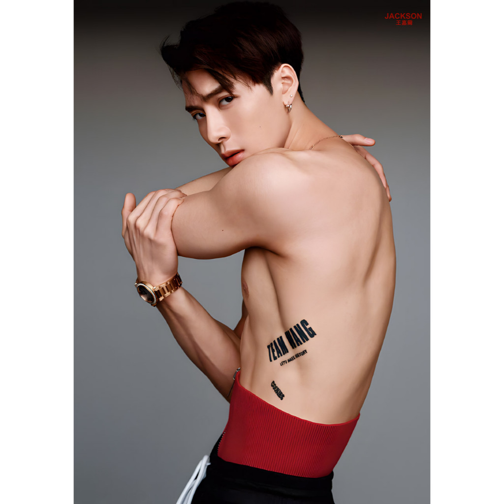 โปสเตอร์ รูปถ่าย บอยแบนด์ เกาหลี GOT7 갓세븐 Jackson Wang 王嘉爾 POSTER 11.5"x16.5" นิ้ว A3 Korea Boy Band K-pop Hip Hop