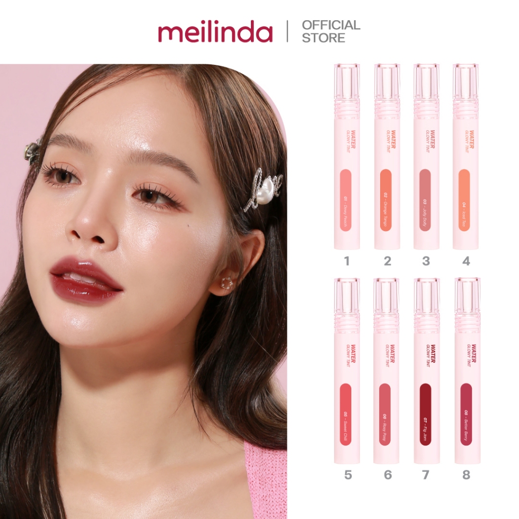 MEILINDA Water glowy tint ลิปปากอิ่มน้ำ (MC2073)