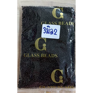 ลูกปัดเม็ดทรายขนาด3มิลยี่ห้อ G ถุง450กรัม