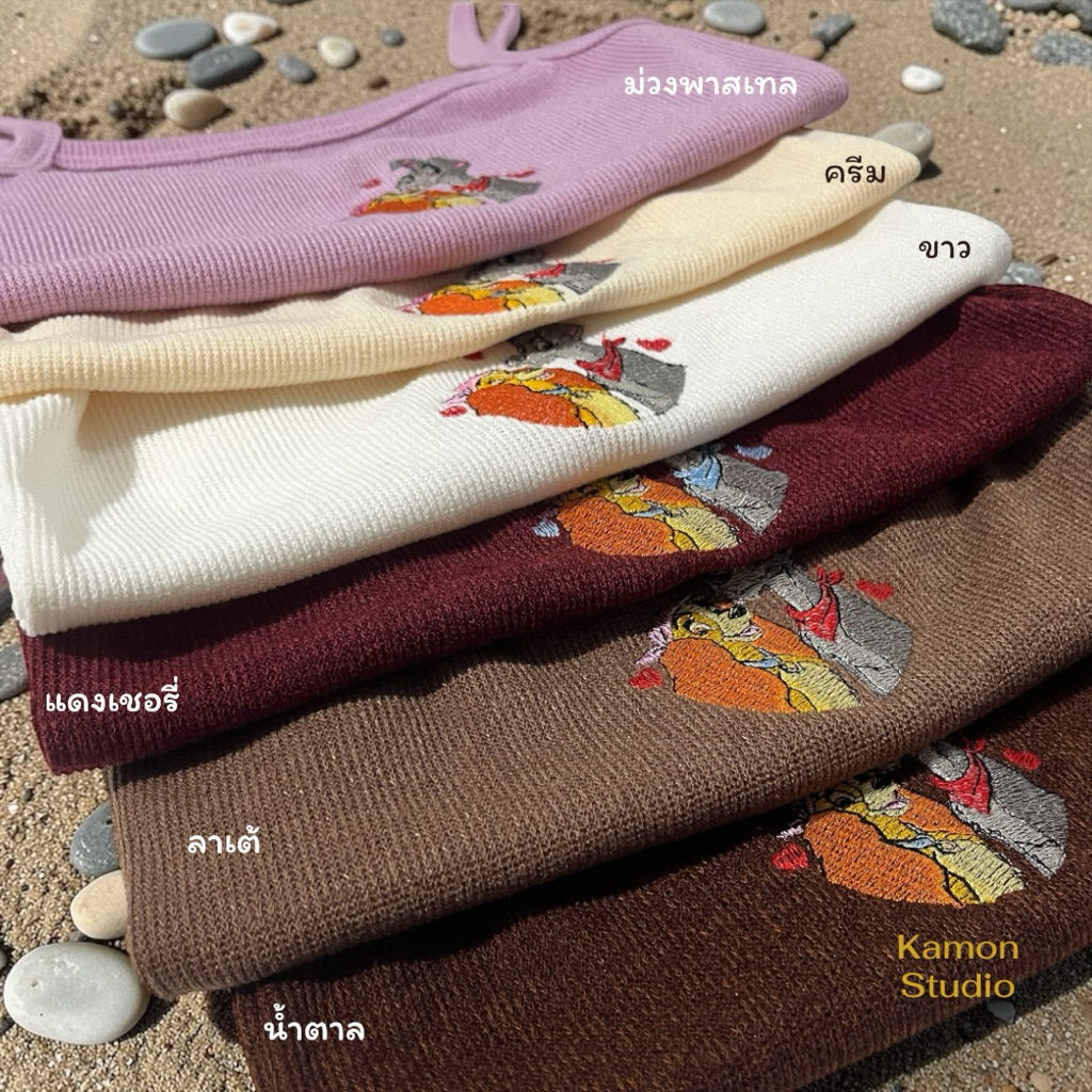 เสื้อครอปสายเดี่ยว lady and the tramp💕