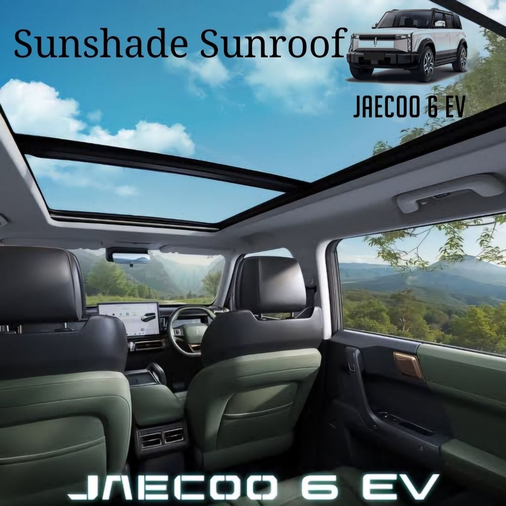 ส่งด่วนในไทย บังแดดซันรูฟ Sunroof Jaecoo 6 EV