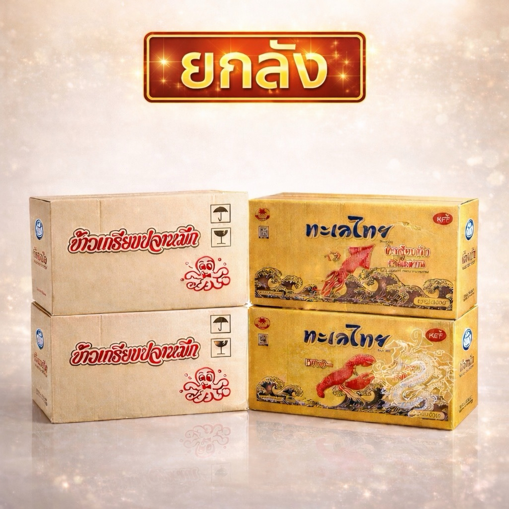ข้าวเกรียบปลาหมึกทะเล มี12ห่อ400กรัม ยกลังข้าวเกรียบกุ้งทะเลไท 1ลัง มี12ห่อ400กรัม ยกลัง