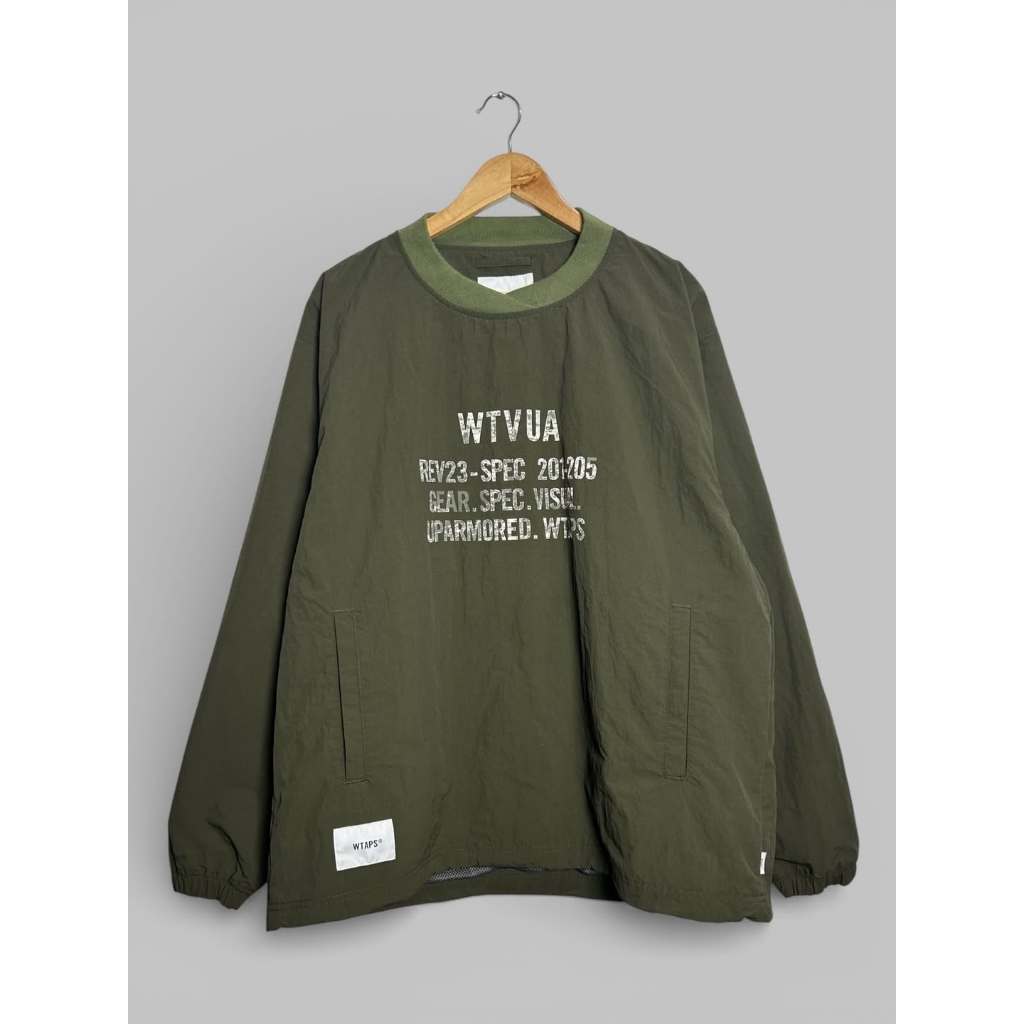 WTAPS Smock Nylon Tussah Pullover Jacket Japan Streetwear Military Rare เสื้อแจ็คเก็ต WTAPS ของแท้