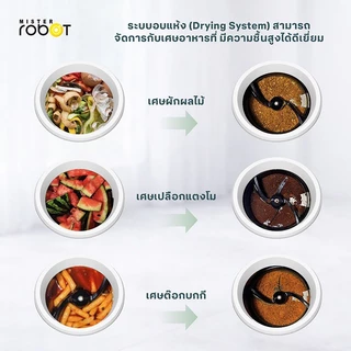 [ NEW 2026 ] Mister Robot เครื่องย่อยเศษอาหารอัตโนมัติ Food Waste Disposar รุ่น Eco Way ความจุ 5.5 L