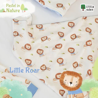 ใหม่! Little Eden - ผ้าอ้อมห่อตัวใยไผ่ 100% (พิมพ์ลาย) 40X40 นิ้ว (Pastel in Nature Collection)
