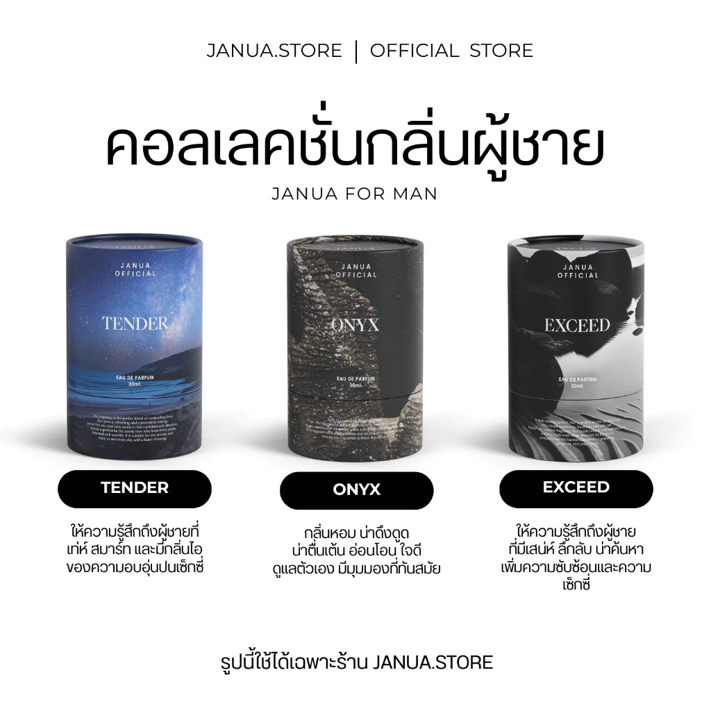 น้ำหอมแจนยัวร์คอลเลคชั่นผู้ชาย Janua For Men (พร้อมส่ง + ของแท้)