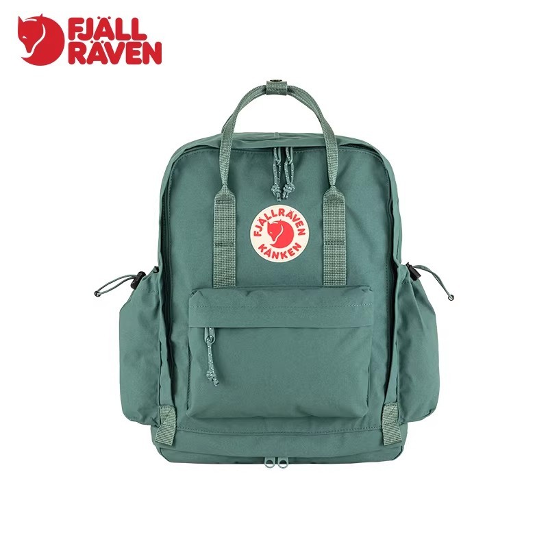 fjallraven kanken outlong ความจุขนาดใหญ่ 18L มัลติฟังก์ชั่นคอมพิวเตอร์กระเป๋าสะพายไหล่คู่สำหรับผู้ชา