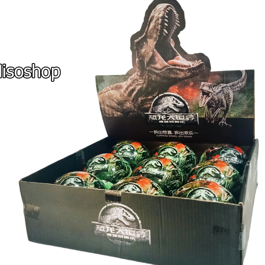 Dinosaur Eggs ไข่เซอร์ไพรส์ไดโนเสาร์ใบใหญ่ world คละสีคละแบบ สุดเท่