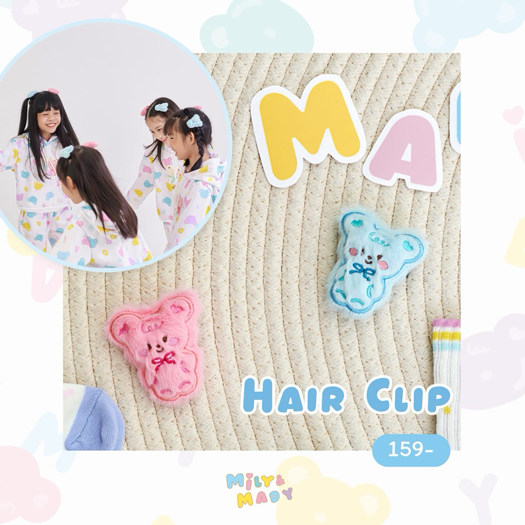 Mily & Mady Bubble Bear Hair Clip
