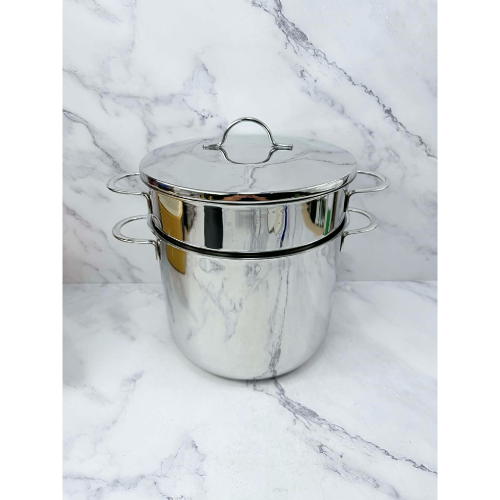 WMF : หม้อลวกสแตนเลส รุ่น Cromargan (bo : 2264)สินค้ามือสอง สภาพดี