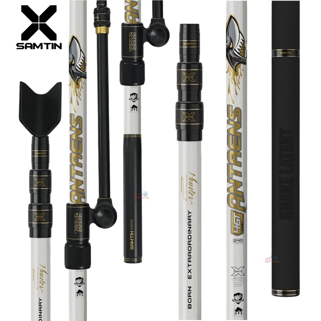 เลาวางคัน-ด้ามสวิง X SAMTIN ANTAENS วัสดุ High Tonnage Carbon (สีขาว)