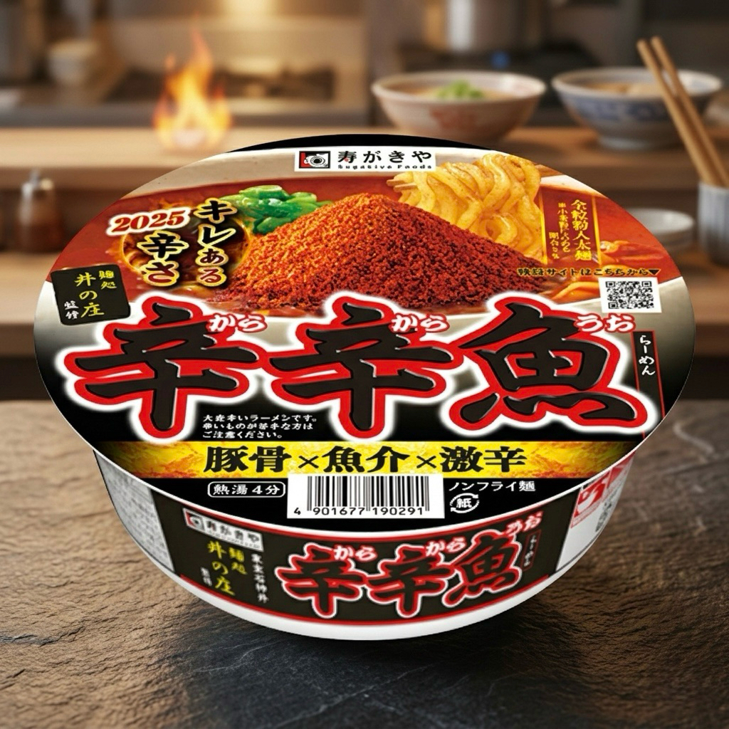 พร้อมส่งในไทย ราเมนปลาเผ็ดตัวดัง ซุปกระดูกหมู Sugakiya สูตรพิเศษจากเมนโดโคโระ อิโนะโช