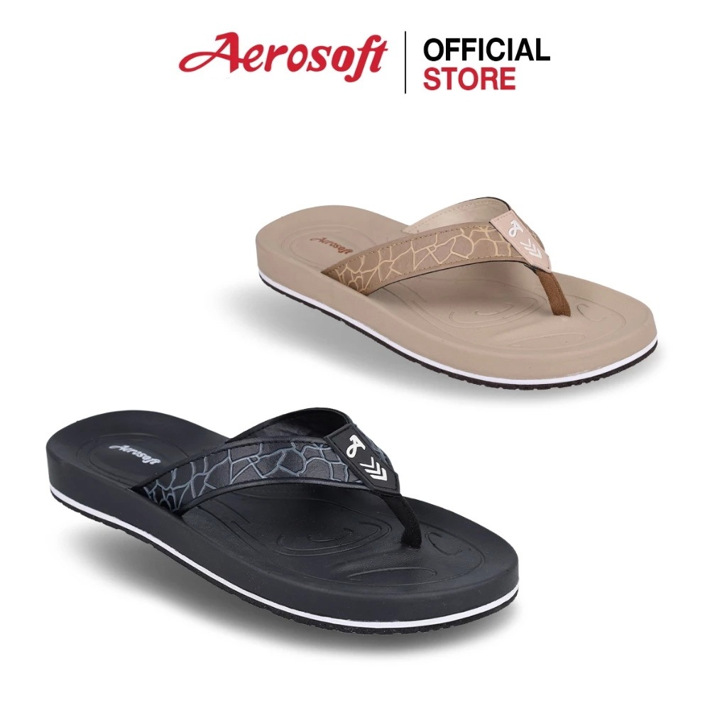 Aerosoft รองเท้าแตะหูหนีบ รองเท้าแตะแบบสวม บางเบา ใส่สบาย ไซส์ผู้ชาย ผู้หญิง Aerosoft T0004