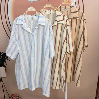 เสื้อเชิ๊ตผ้าถัก ไซส์ใหญ่!!! หน้าผ้า56“/62”อ่านไซส์ก่อนสั่ง
