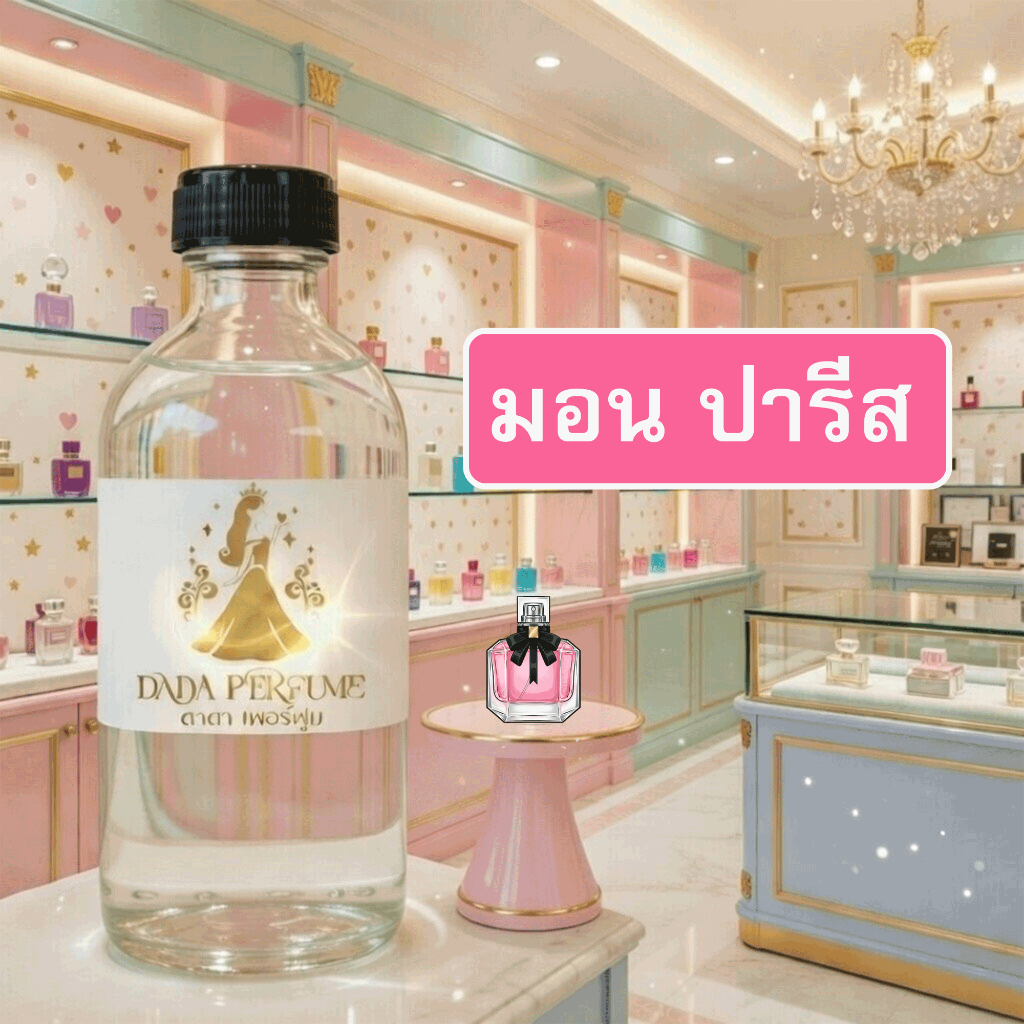 กลิ่น มอน-ปารีส น้ำหอมพร้อมใช้ ปริมาณ 125 ml. แถมฟรีขวดสเปร์ย 10 ml. 1 ขวด ซื่อ 10 ฟรี 1 ขวด