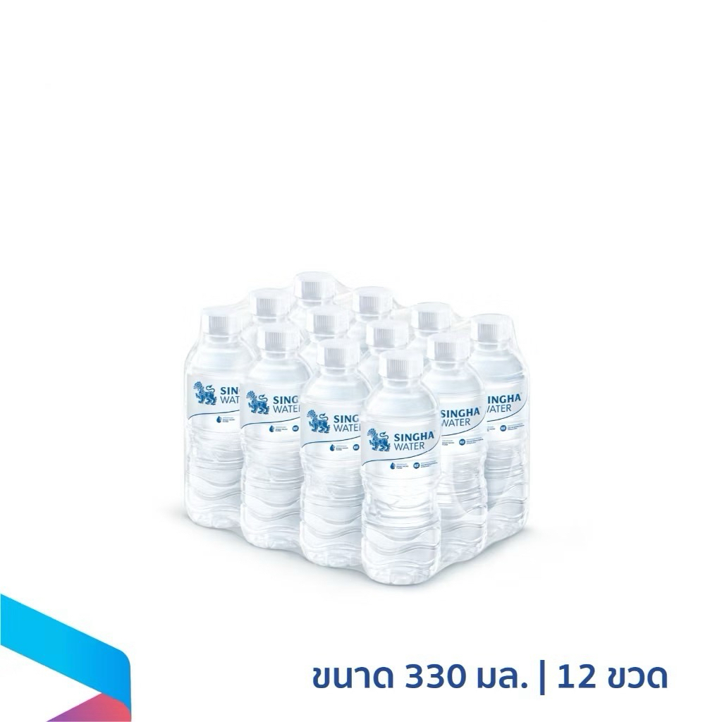 Singha Drinking Water น้ำดื่มสิงห์ 330 มล. x 12 ขวด