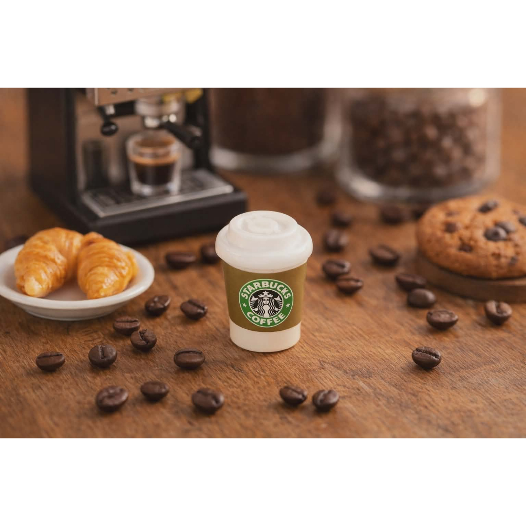 j135แก้วกาแฟสตาร์บัคลาเต้ของเล่นจิ๋วแพ็คละ 10 ชิ้น