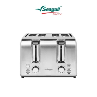 Seagull เครื่องปิ้งขนมปัง 4 แผ่น (เงิน) Toaster 4 Slice (Silver)