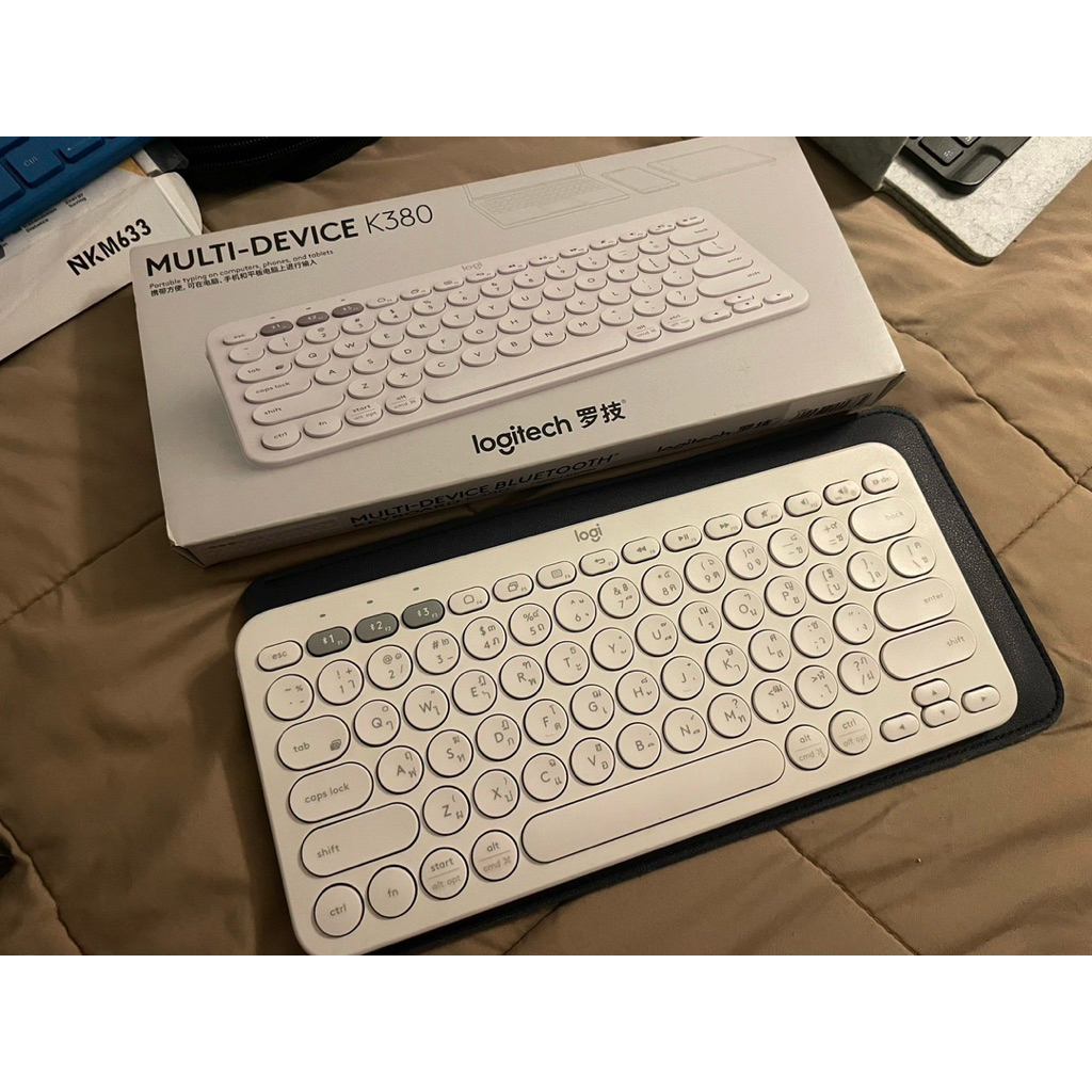 Logitech K380s Multi-Device Bluetooth Keyboard(คีย์บอร์ดไร้สายบลูทูธเชื่อมต่อหลายอุปกรณ์)คีย์แคปไทย-