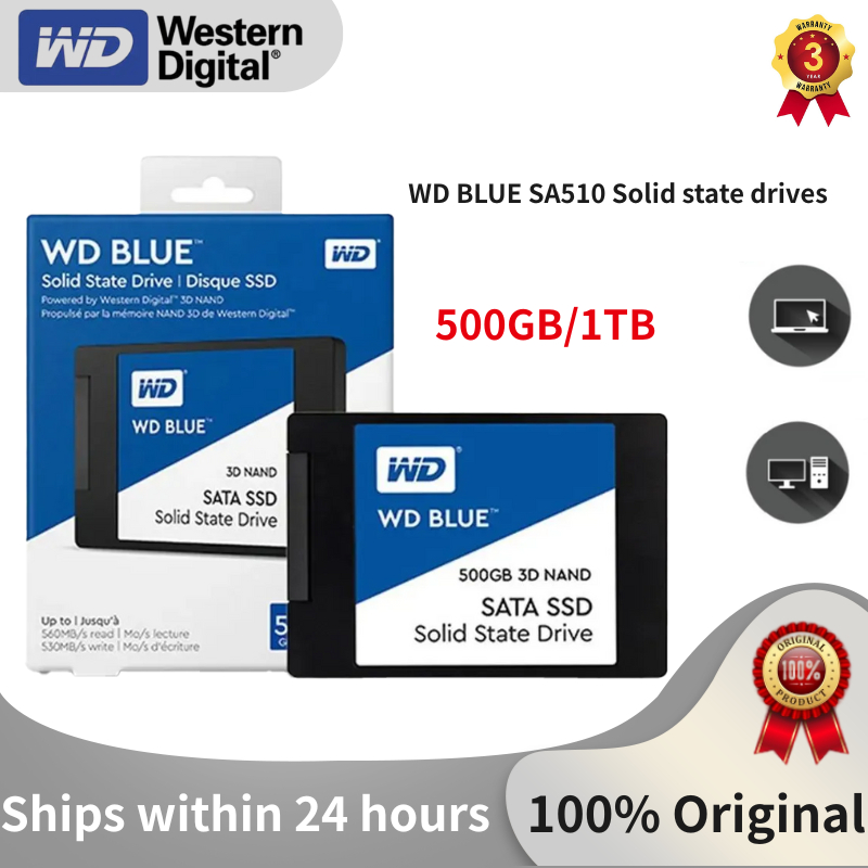 500GB 1TB  Internal hard drive SATA3 WD BLUE SA510 Solid State Drives SSD 2.5'' 6.0Gb/s