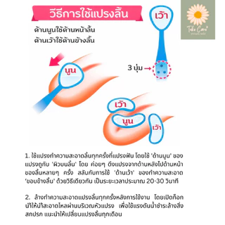 Shikien W-1 แปรงลิ้น ขจัดสิ่งสกปรกและแบคทีเรียบนลิ้น Tongue Brush ชิเค็ง ลดกลิ่นปาก จากญี่ปุ่น