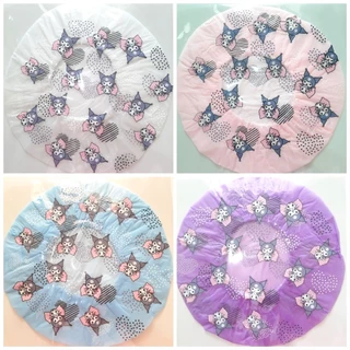 👒หมวกอาบน้ำ ลายkuromiเล็ก หมวกคลุมผมอาบน้ำ