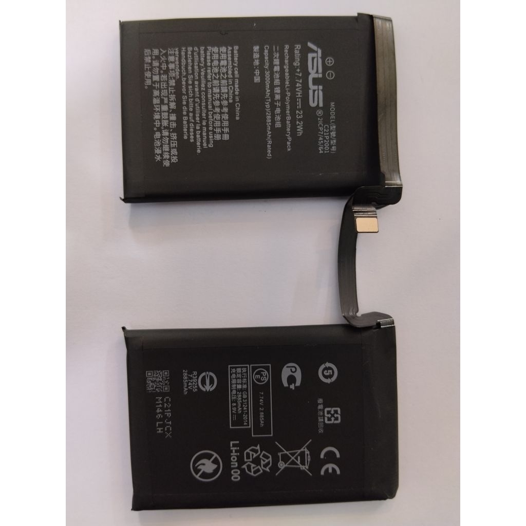 แบตเตอรี่ แท้ Asus Rog Phone 5 C21P2001 3000mAh ส่งจาก ไทย