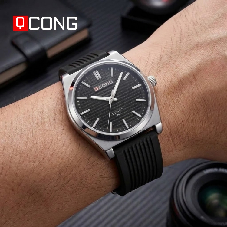 นาฬิกาข้อมือผู้ชาย Q CONG รุ่น Classic Sport "เรียบหรู ดูสมาร์ท สไตล์มินิมอลที่ลงตัวกับทุกวัน"
