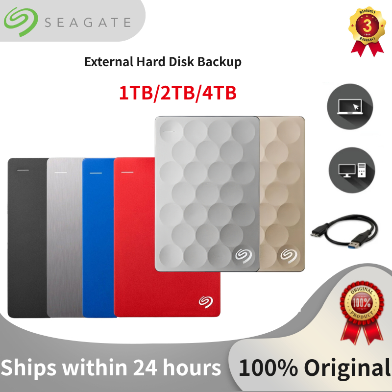 1TB 2TB 4TB External Hard Disk Seagate Backup series USB3.2 HDD 2.5''Portable hard drives