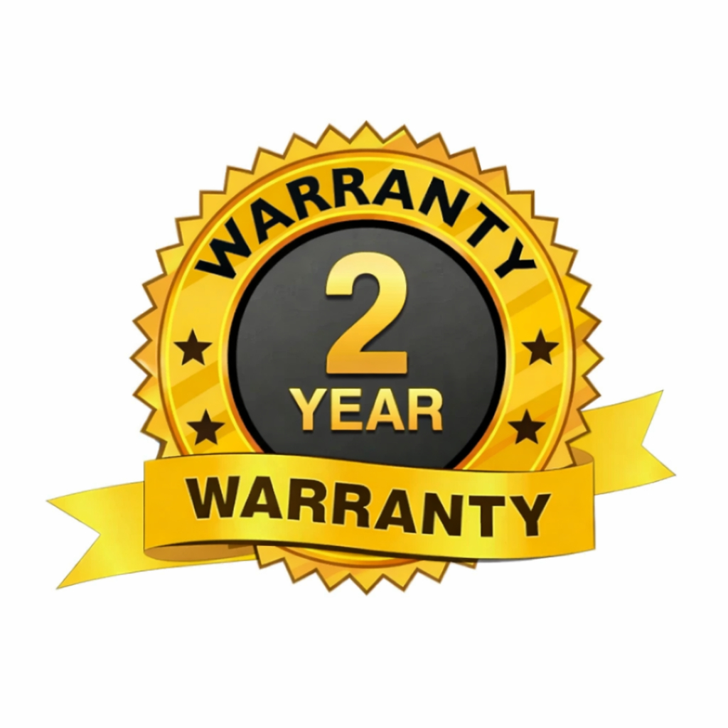 2 year warranty for the product