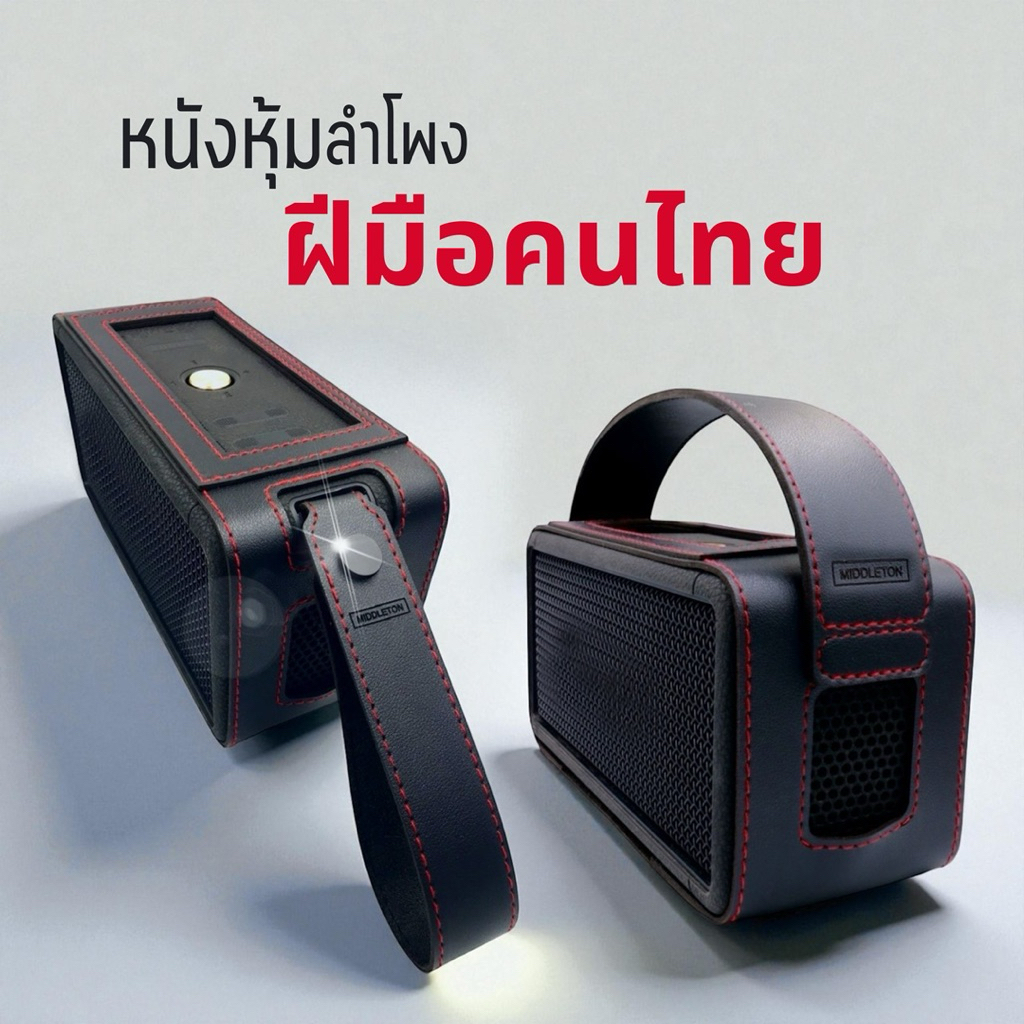 หนังหุ้มลำโพง  Middleton️ รุ่น1และ2📍ไม่ใช่ตัวลำโพงนะครับ️ สำหรับหุ้มกันรอยลำโพง  ส่งตรงจากผู้ผลิตเจ้าแรกในไทย