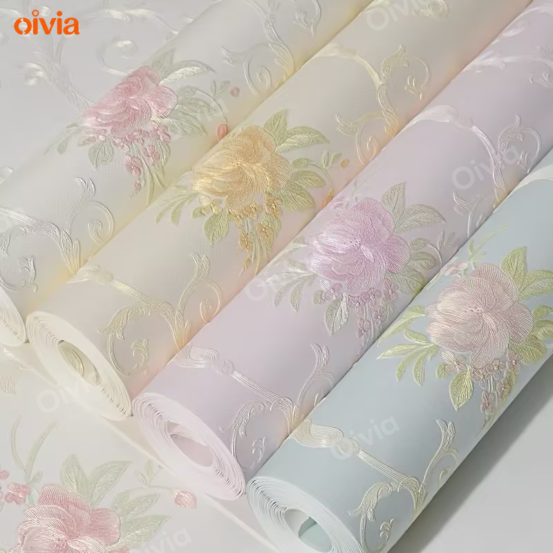 (ส่งทันที) Wall Kip วอลเปเปอร์ สีพื้น พรีเมียม ติดผนัง สติ๊กเกอร์ กาวในตัว ติดง่าย