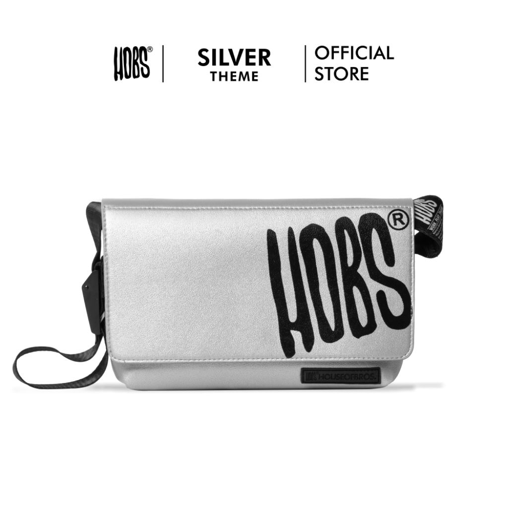 Hobs® กระเป๋าสะพายข้าง | Silver theme | New Arrival | 12 Monkey 2025 | Tiny 2025 | Milli 2025