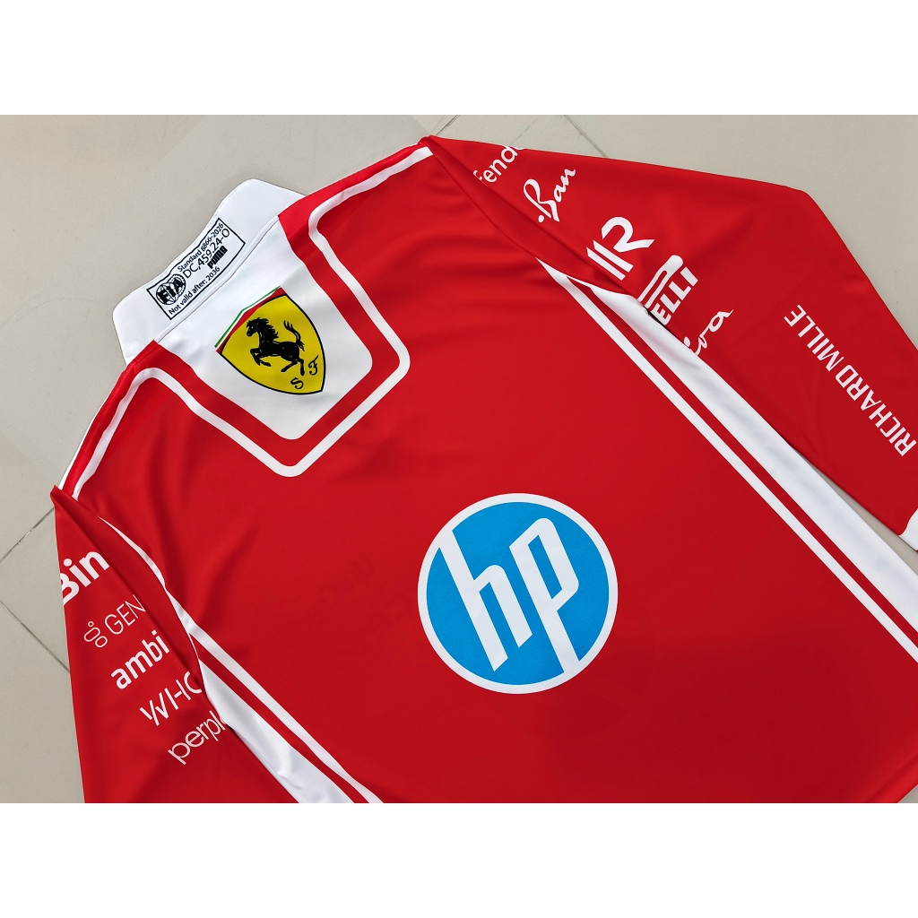 เสื้อแขนยาวคอซิปฟอร์มูล่าวัน ทีม เฟอร์รารี่ 2026 #FM0194 ไซส์ S-5XL ราคา ถูกที่สุด ดีลบีเคเค แกลเลอรีภาพที่ 5