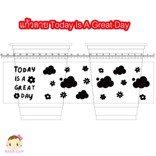 Today-FC-100 : แก้ว PET ยี่ห้อ FPC ขนาด 16oz รุ่น FC16 สกรีนลาย Today บรรจุ 100 ใบ (เฉพาะแก้วไม่รวมฝา)