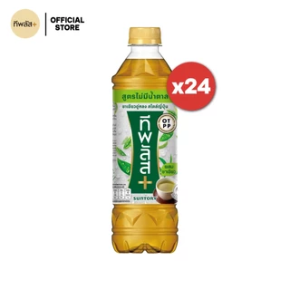 [จัดส่งทั่วประเทศ] [แพ็ก24] ทีพลัส ชาเขียวอู่หลง ไม่มีน้ำตาล ขวด 500มล. TEA PLUS Oolong Green Tea No Sugar
