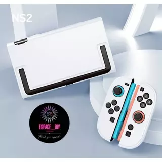 เคส Nintendo Switch 2 สีพาสเทล วัสดุพลาสติกPC พลาสติกไม่กัดตัวเครื่อง กางขาตั้งเครื่องได้ For Nintendo Switch2