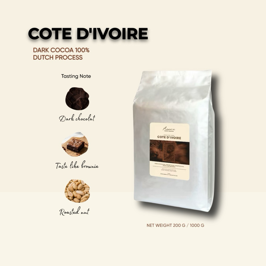 ANNIE - Cote D'Ivoire (Cocoa 100%) Fat 25%