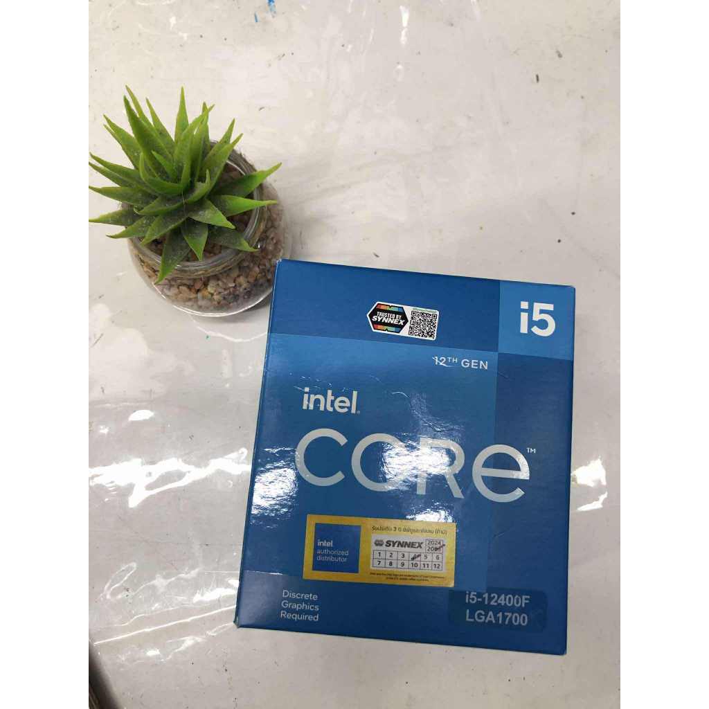 CPU INTEL CORE I5-12400F 2.5 GHz (SOCKET LGA 1700)ครบกล่องประกันยาว พร้อมชิลิโคน4