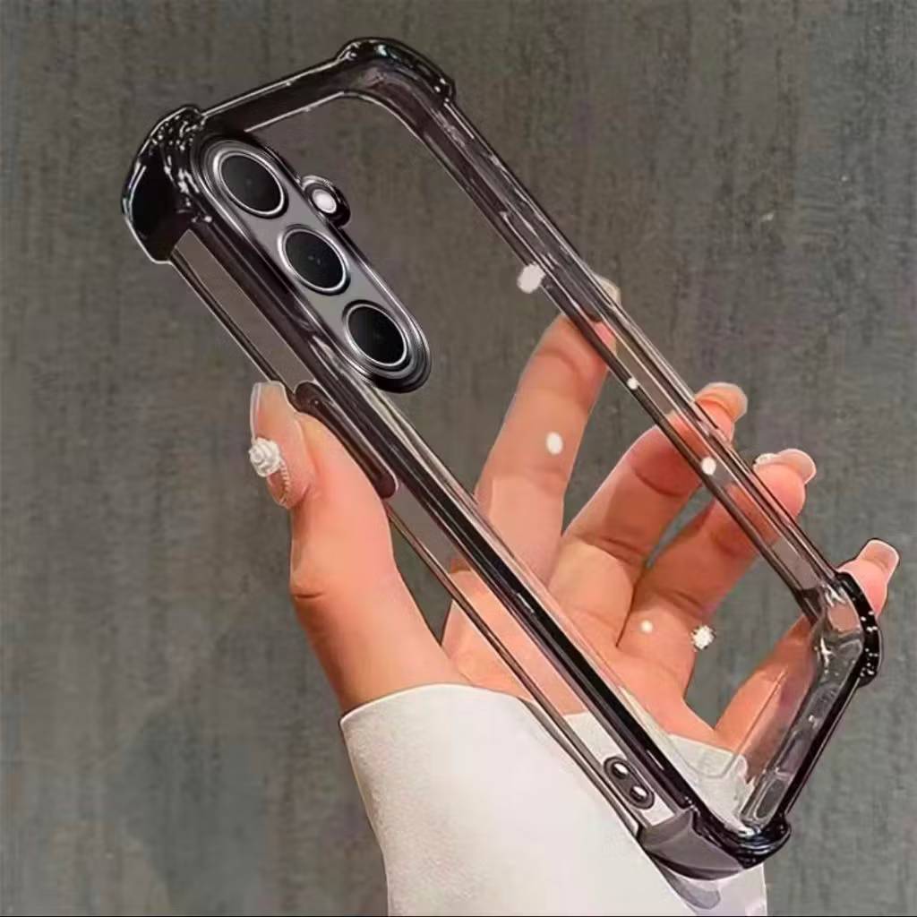 เคสใส กันรอยเลนส์กล้อง VIVO Y21D Y31 Y05 Y04S Y04 Y29S Y29 Y19S Y200 Y28 เคสขอบสี กันกระแทก Q1