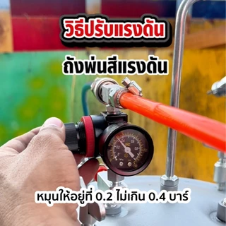 Yanzhi ชุดถังพ่นสีแรงดัน ใช้ร่วมกับปั๊มลม ขนาด 2-15 ลิตร แบบดูดสีจากฐาน