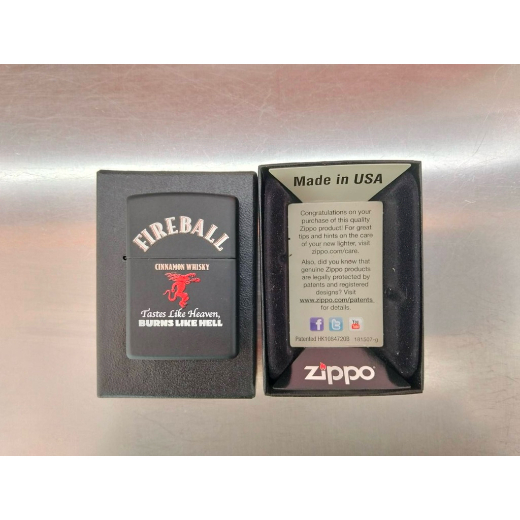 Zippo Fireball maed in USA