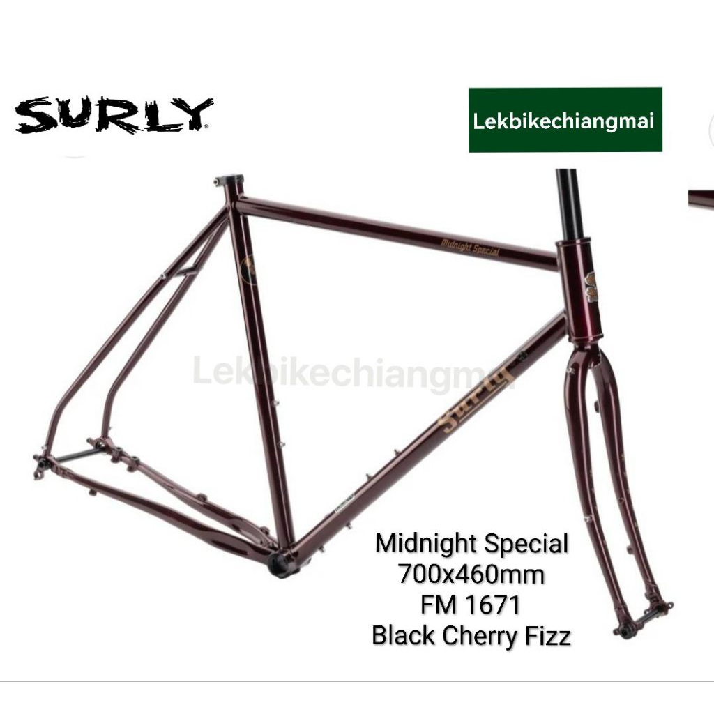 มาใหม่ปี 2026 Surly Midnight Special FM1671 700cx460mm Black Cherry Fizz
