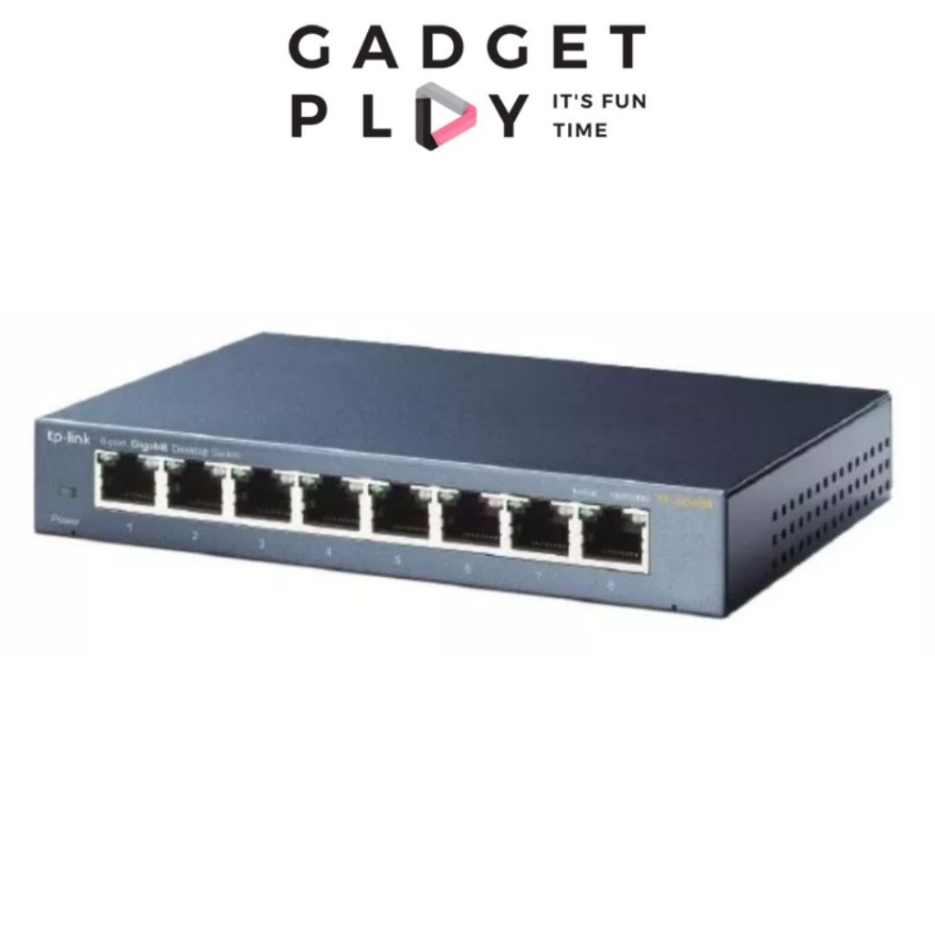 [กรุงเทพฯส่งด่วน] TP-Link TL-SG108 (8-Port 10/100/1000Mbps Desktop Switch) รับประกันศูนย์ไทย