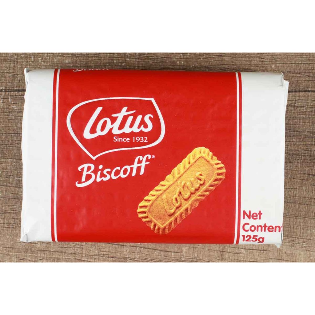 ขนม Lotus Biscoff Biscuit บิสกิตคาราเมล 125 g. บิสกิตโลตัสบิสคอฟ