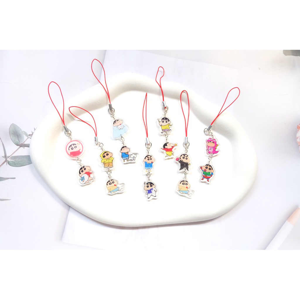 สายคล้องโทรศัพท์มือถือ ชินจังVer 1ไซส์s สินค้าพร้อมส่ง (ของฝาก ของแถม ของจีบลูกค้า ของขวัญ)
