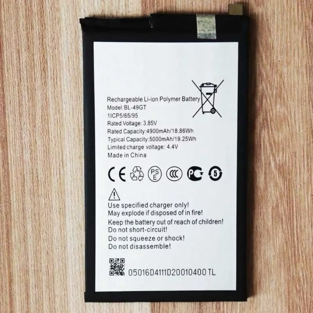 ▥ Bl-49Gt แบตเตอรี่มือถือเดิม 3.85V-4.4V สำหรับ Tecno Camon 17 Cg6 Cg7