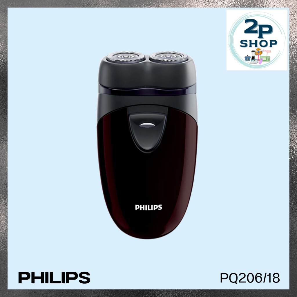 PHILIPS เครื่องโกนหนวด รุ่น PQ206/18 สีดำ