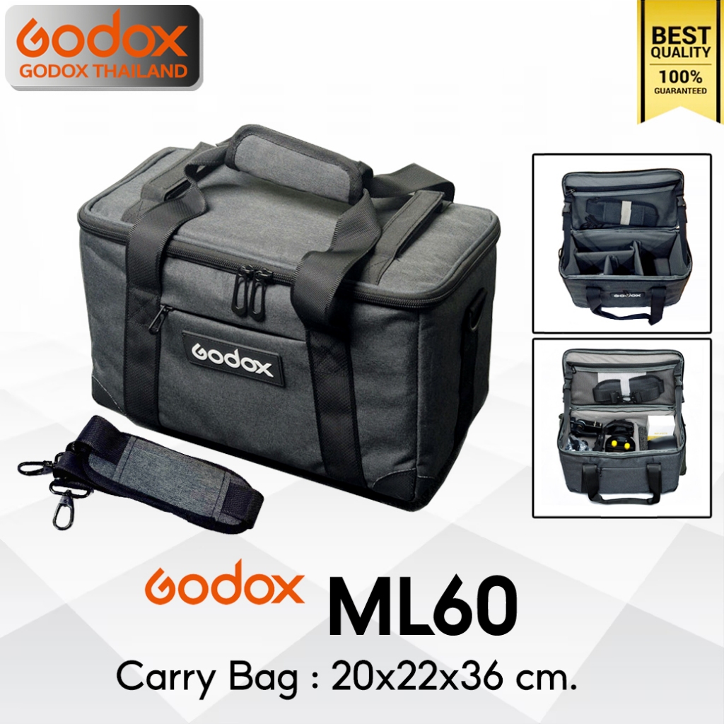 Godox Bag ML60 - Portable Shoulder & Carry Bag กระเป๋า ใส่ กล้อง แฟลช LED & Accessories / Godox Thai