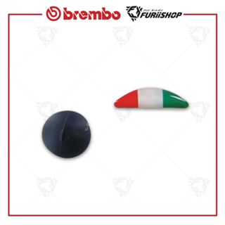 ธงสติ๊กเกอร์ พร้อมลูกยางปิดรูปรับปั๊มบน BREMBO for ITALY / C…